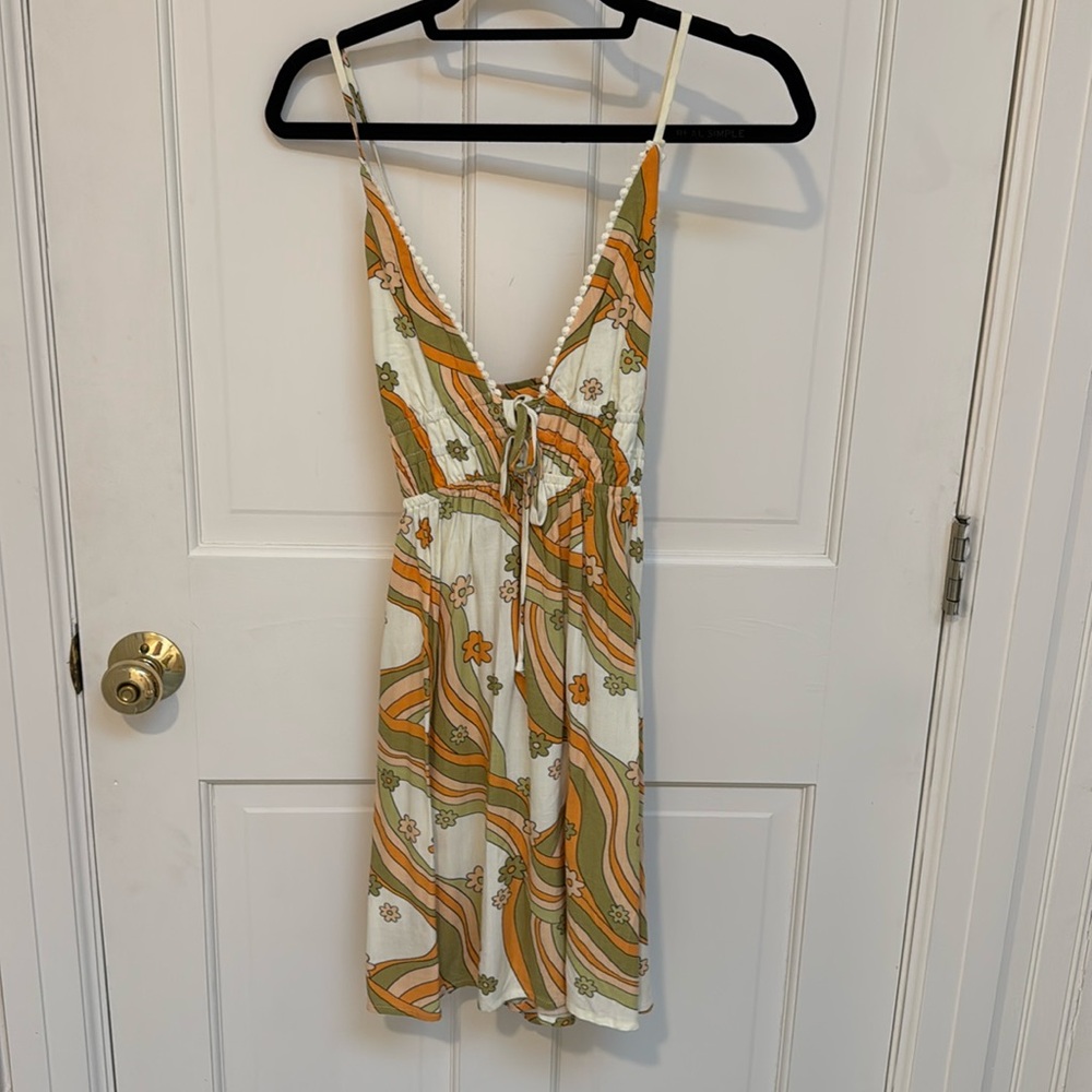 NWT Wild Fable Funky Retro Floral Dress